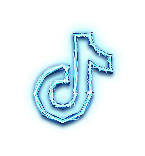 Tiktok Logo Icon with Light Effect 21495947 PNG