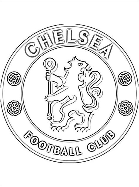 coloring chelsea - Google leit | Chelsea football, Football coloring ...