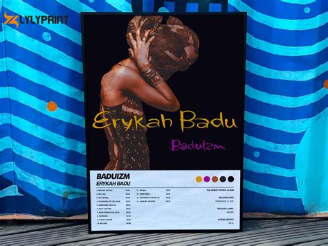 Erykah Badu "Baduizm" Album Cover Poster for Home Room Decor #6 ...