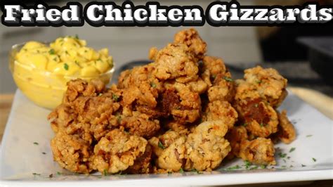 How To Make TENDER FRIED CHICKEN GIZZARDS Recipe - YouTube