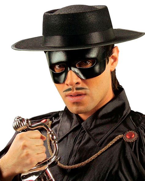 Zorro Maske in Lederoptik Caballero Augenmaske | Horror-Shop.com