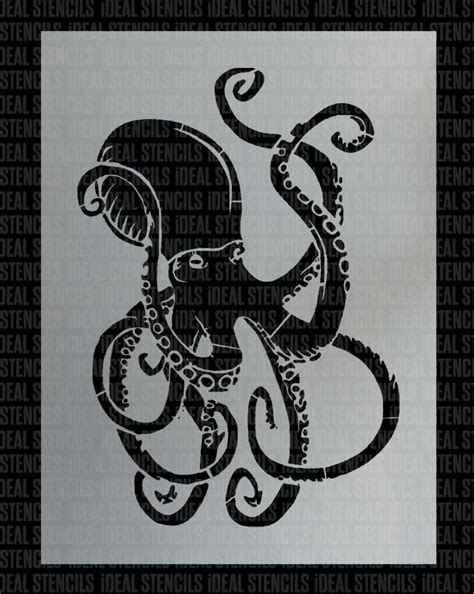 Octopus Stencil | Ideal Stencils – IdealStencils