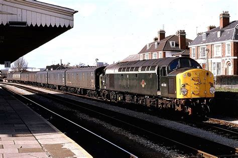 Class 40 at Hereford in 2021 | British rail, Diesel locomotive ...