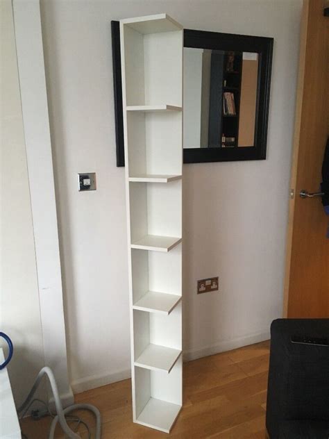 Ikea white corner shelf - (LILLÅNGEN end unit only) | in Canary Wharf ...