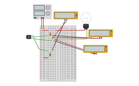 Circuit design circuito 2 lab 2 transistor 2222a | Tinkercad