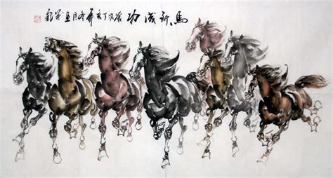 8 Horses Painting Feng Shui - Best Painting Collection