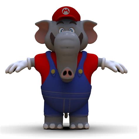 Super Mario Wonder Elephant 3D - TurboSquid 2089700