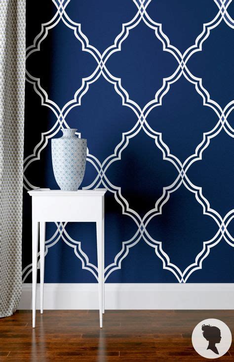 Blue Moroccan Removable Wallpaper, Morocco Self adhesive and ...