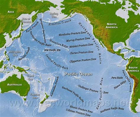 Maps of the Pacific Ocean