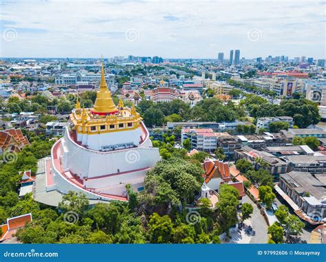 Thailand - 9 August 2017 ::the Golden Mount in Wat Saket Temple ...