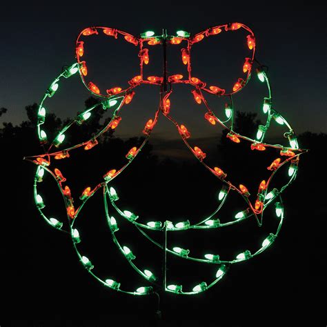 Wreath and Poinsettia Displays, LED Lighting — HolidayLights.com