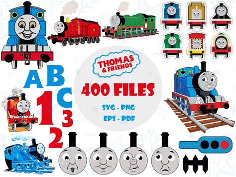 Thomas the Train SVG Thomas and Friends Svg Locomotive - Etsy UK