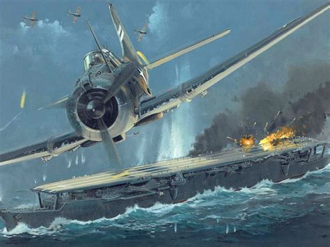 Aircraft Carrier Painting at PaintingValley.com | Explore collection of ...