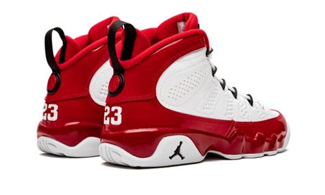 Air Jordan 9 Retro GS "Gym Red" - 302359 160 - 2019 | White nike shoes ...