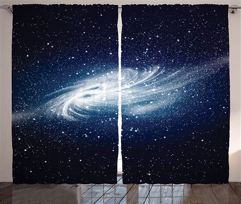 Space Curtains Spiral Galaxy Image Space and Stars Celestial Cosmos ...