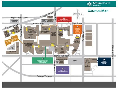 Carolinas Medical Center Campus Map - Gretna Hildegaard