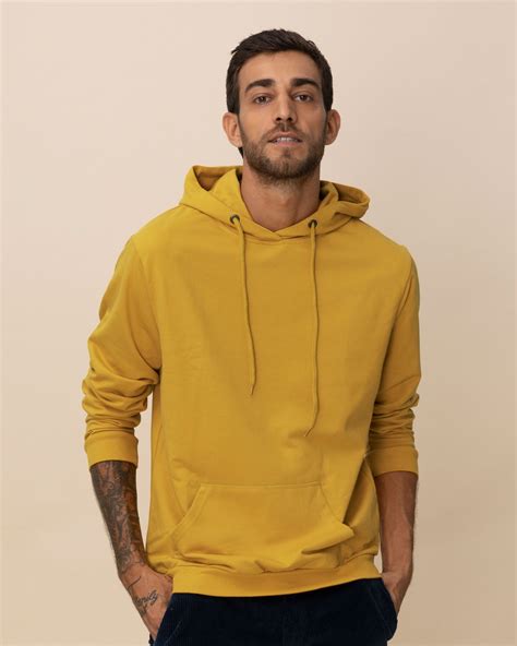 Buy Mustard Yellow Fleece Hoodies Online at Bewakoof