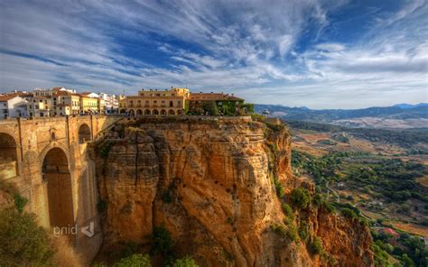 city, Old Building, Spain, Cliff, Landscape Wallpapers HD / Desktop and ...