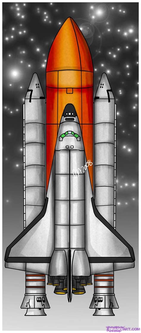 How to Draw the NASA Space Shuttle