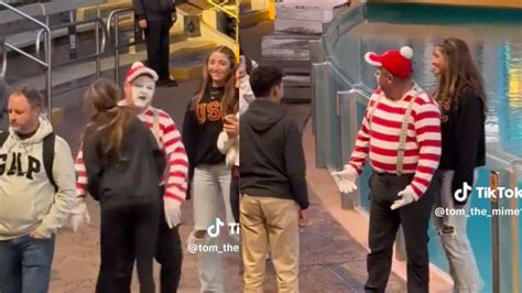 WATCH: Teenagers Harass Tom The Mime During Performance at SeaWorld ...