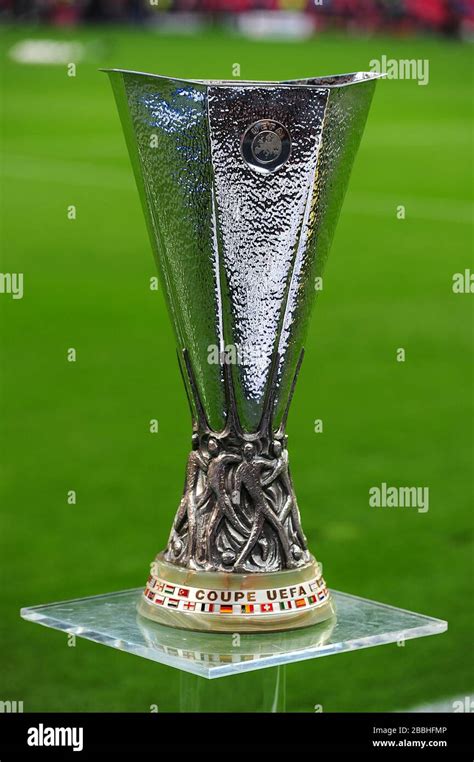 The UEFA Europa League winners trophy Stock Photo - Alamy