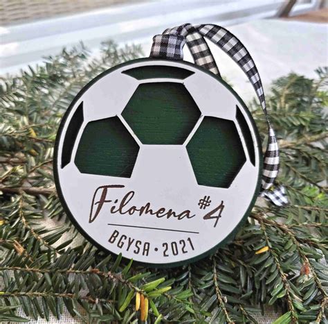 Soccer Ornament Personalized Soccer Ornament Soccer Team - Etsy