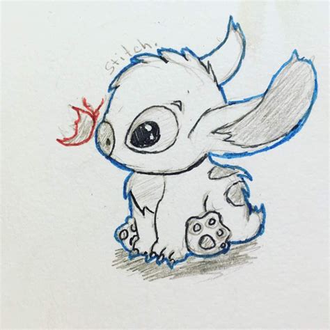 Cute Stitch Drawings at PaintingValley.com | Explore collection of Cute ...