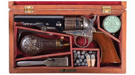 Cased Colt Model 1862 Pocket Navy Percussion Revolver | Rock Island Auction