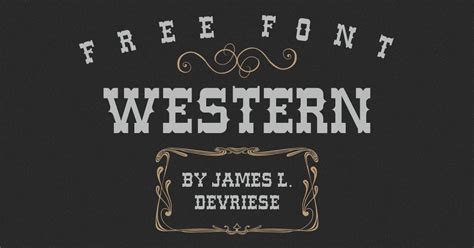 Free Western Font – MasterBundles