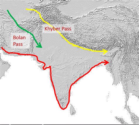 Khyber Pass India Map