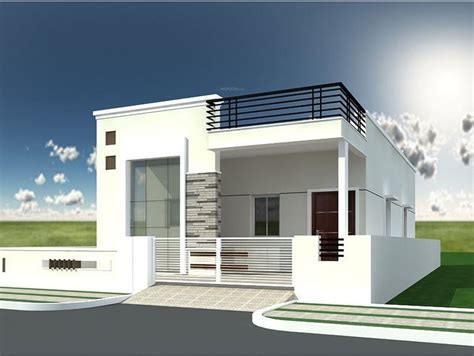 Single Floor House Plan And Elevation - floorplans.click