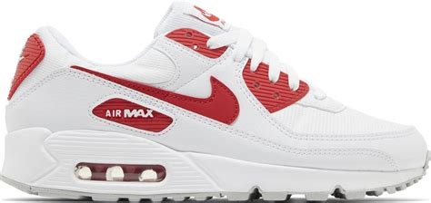 Buy Air Max 90 'White University Red' - DX8966 100 | GOAT