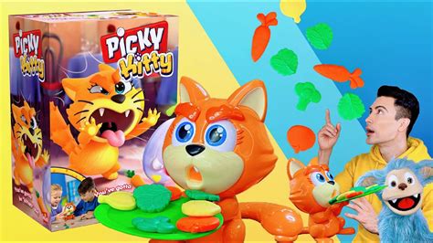 New Picky Kitty Game Unboxing & Play | Super Fun !!!! | Goliath Toys ...