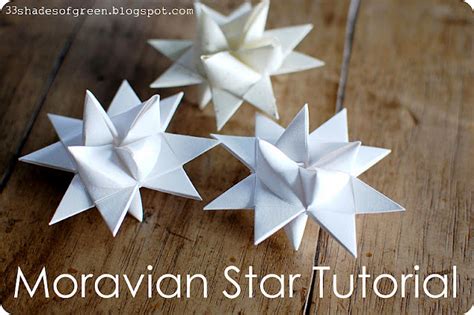 33 Shades of Green: Handmade Holidays: Moravian Star Tutorial