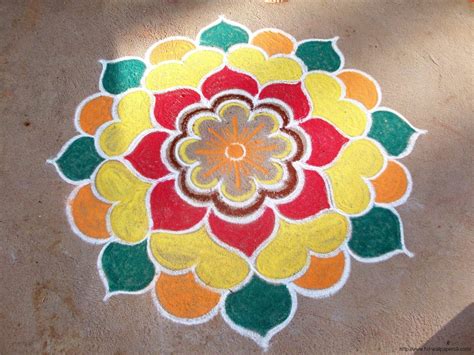 Simple Rangoli Designs - Pooja Room and Rangoli Designs