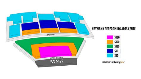 Heymann Performing Arts Center Lafayette La Seating Chart | Portal ...