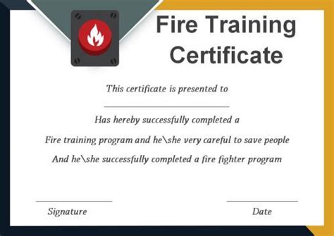 Fire Safety Certificate: 10+ Safety Certificate Templates | Certificate ...