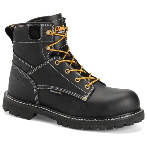 Men's Carolina® 6" Waterproof Composite Toe Work Boots - 294569, Work ...