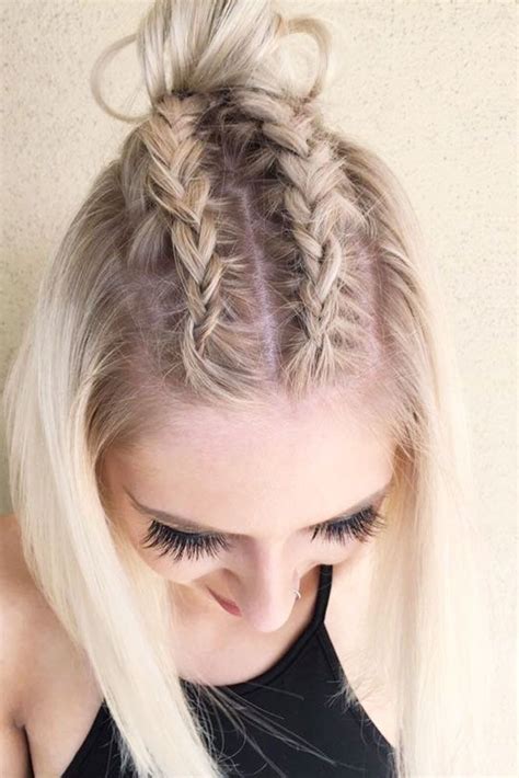 Simple Simple Braids For Short Hair Cute Hairstyles To Wear In Middle ...