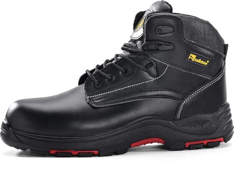 SAFEYEAR Waterproof S3 Safety Boots - 8356RB 3E Fit Work Boots with ...