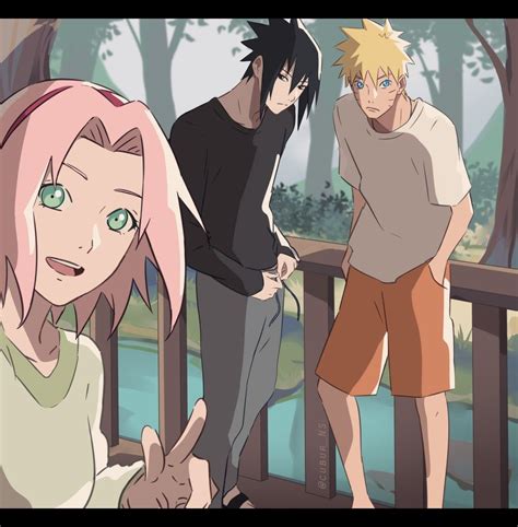 Team 7 🌺🍅🍥 in 2021 | Naruto and sasuke wallpaper, Sakura and sasuke ...