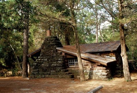 TPWD Item: Cabin, Bastrop State Park, c. 1992