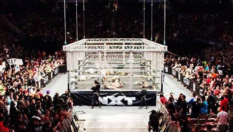 WWE News: Live Video of Cage Being Set Up For NXT Takeover: War Games ...