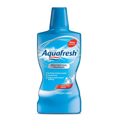 Apa de gura fara alcool Aquafresh, 500 ml, Gsk : Farmacia Tei online