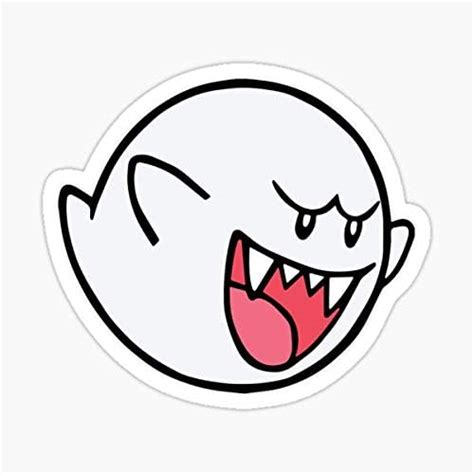 Amazon.com: Mario Boo Ghost Sticker - Sticker Graphic - Auto, Wall ...