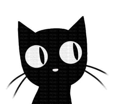 cat chat katze animal gif anime animated animation tube black fun art ...