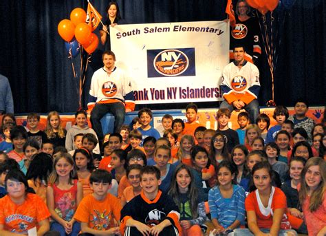 NY Islanders Visit South Salem Elementary School | Port Washington, NY ...