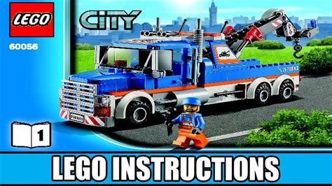 LEGO Instructions | City | 60056 | Tow Truck (Book 1) - YouTube