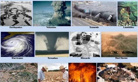 Hazards and Natural Disasters - Online Science Notes