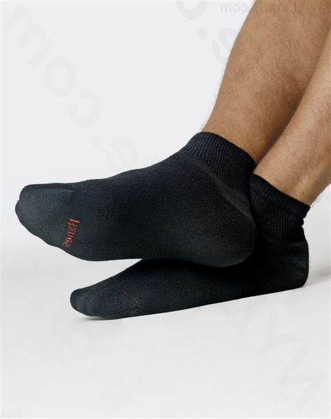 Hanes Men's 6-Pack Full Cushion Ankle Socks